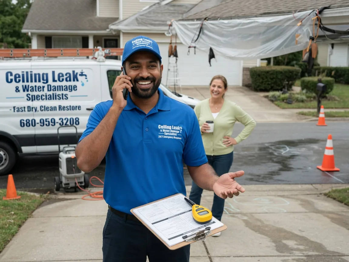 Ceiling Leak Cleanup Houston, MO FAQs